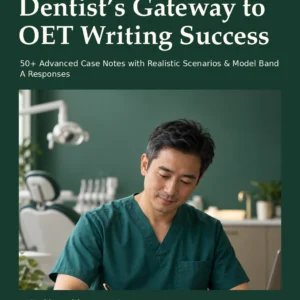 Letters That Pass: The Dentist’s Gateway to OET Writing Success by Jobin Thomas — front cover