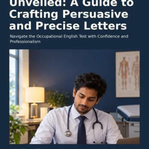 OET Writing Medicine Unveiled: A Guide to Crafting Persuasive and Precise Letters by Jobin Thomas — front cover