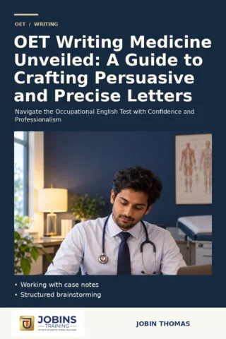 OET Writing Medicine Unveiled: A Guide to Crafting Persuasive and Precise Letters — book cover