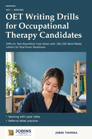 OET Writing Drills for Occupational Therapy Candidates — book cover