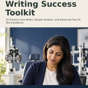 Optometry OET Writing Success Toolkit by Jobin Thomas — front cover