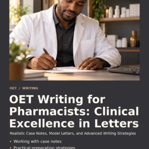 OET Writing for Pharmacists: Clinical Excellence in Letters by Jobin Thomas — front cover