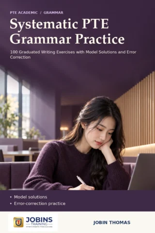 Systematic PTE Grammar Practice — book cover