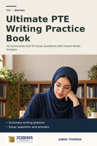 Ultimate PTE Writing Practice Book — book cover