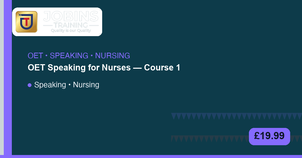 OET Nursing Speaking: Asthma, Inhaler Routines and Real Barriers