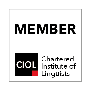 Member of the Chartered Institute of Linguists