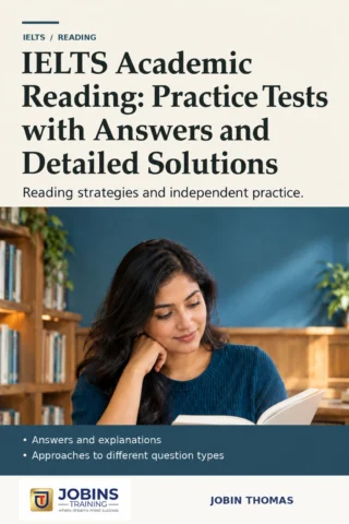 IELTS Academic Reading: Practice Tests with Answers and Detailed Solutions — book cover