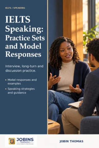 IELTS Speaking: Practice Sets and Model Responses — book cover