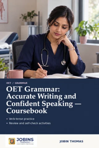 OET Grammar: Accurate Writing and Confident Speaking — Coursebook — book cover