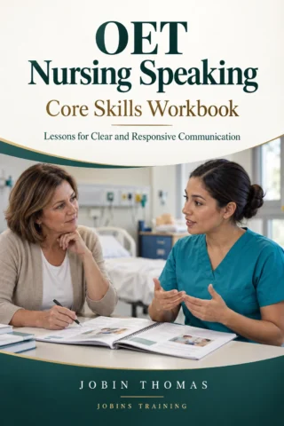 OET Nursing Speaking: Core Skills Workbook — book cover