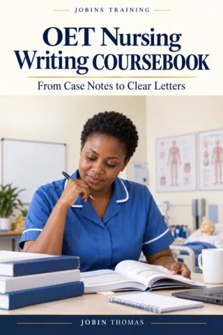 OET Nursing Writing Coursebook — book cover