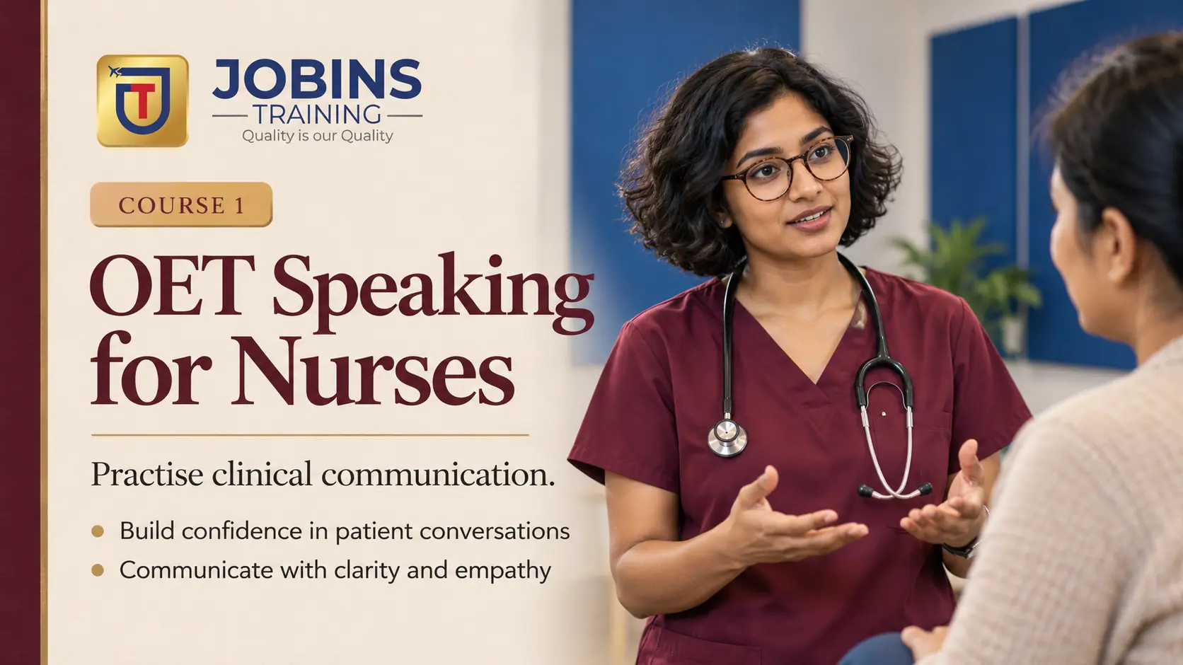 OET Speaking for Nurses — Course 1