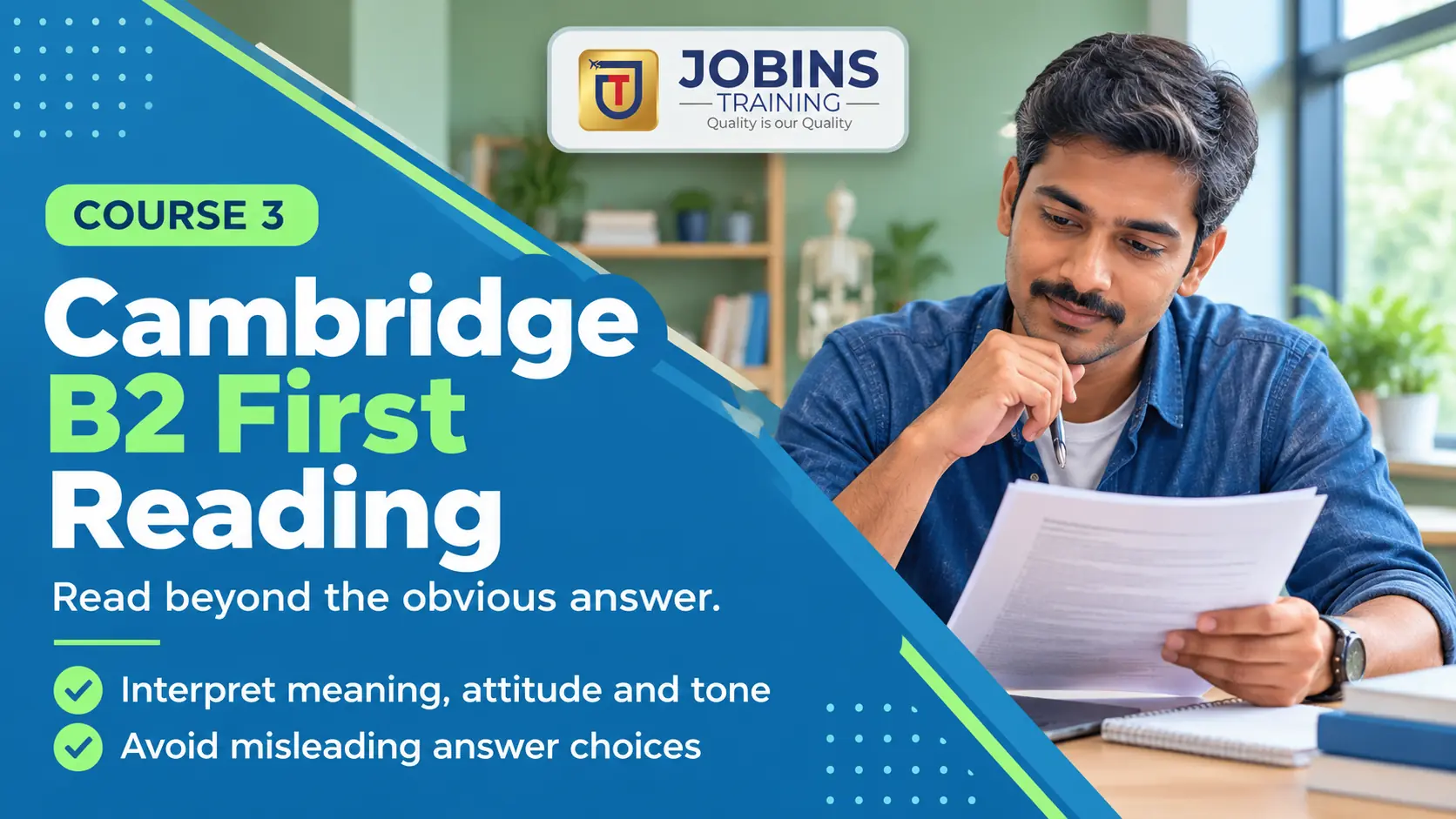 Cambridge B2 First Reading — Course 3