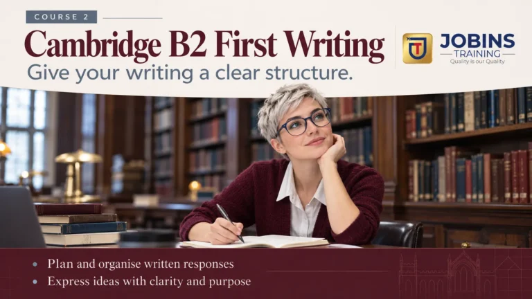 Cambridge B2 First Writing — Course 2 — Compulsory essay