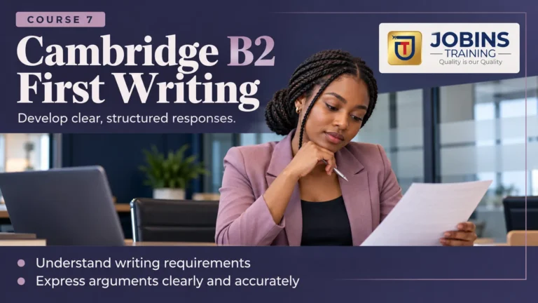 Cambridge B2 First Writing — Course 7 — Essay: The Exact Task Requirements
