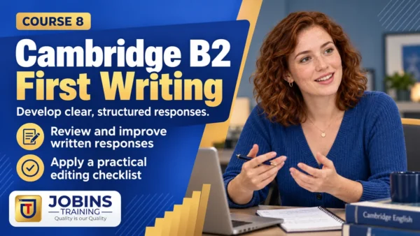 Cambridge B2 First Writing — Course 8 — Writing review checklists