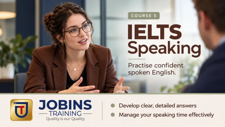 IELTS Speaking — Course 5 — Timed drills for this module
