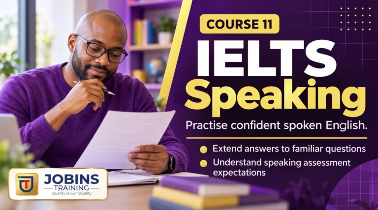 IELTS Speaking — Course 11 — The five recurring Part 1 moves