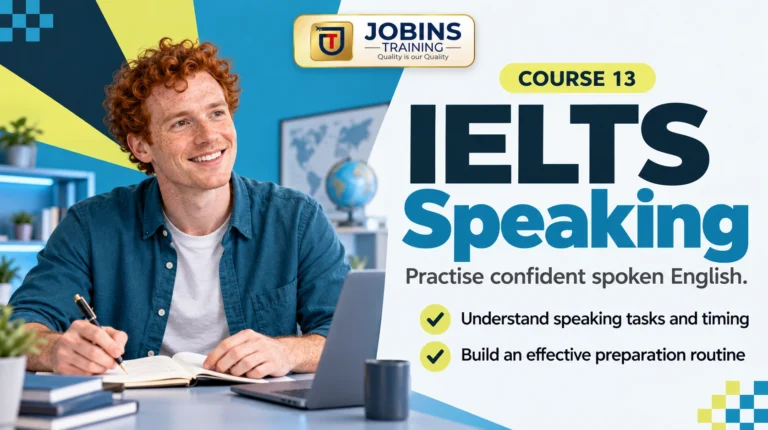 IELTS Speaking — Course 13 — The IELTS Speaking Test Format