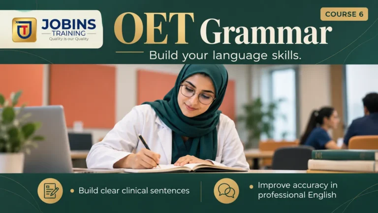 OET Grammar — Course 6 — Referral: Asthma Exacerbation + Knee Pain