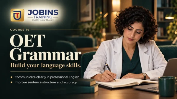 OET Grammar — Course 16 — Present-Tense Integration in OET Letters