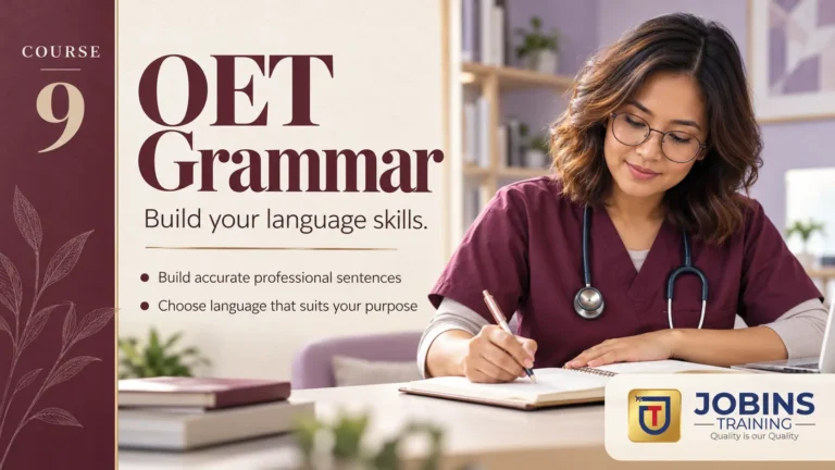 OET Grammar — Course 9 — Forming the Passive Voice: Every Tense and Structure