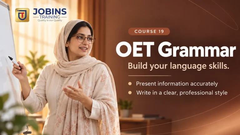 OET Grammar — Course 19 — Verb Tenses for Clinical Timelines