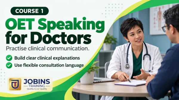 OET Speaking for Doctors — Course 1 — Universal sentence bank