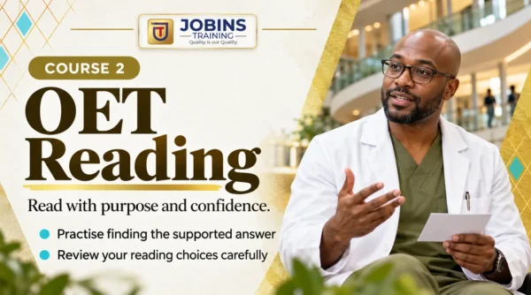 OET Reading — Course 2 — practice with answers