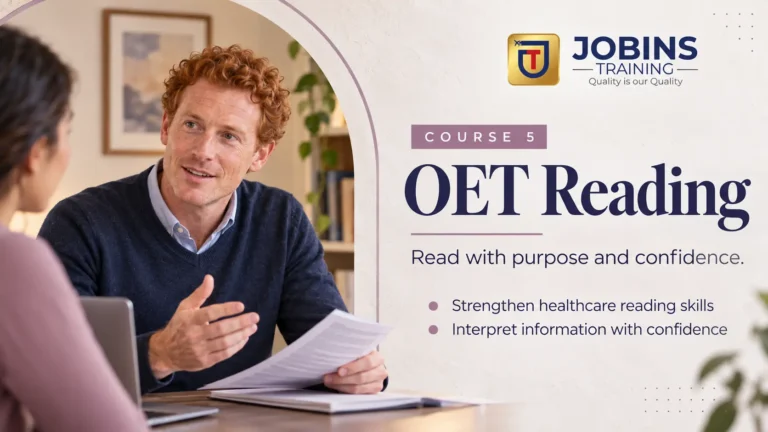 OET Reading — Course 5 — Diabetes & Chronic Care