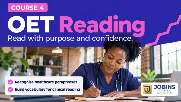 OET Reading — Course 4 — Healthcare synonym/paraphrase bank