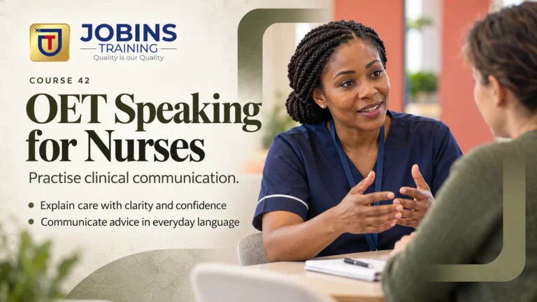 OET Speaking for Nurses — Course 42 — Guided chronic conditions: hypertension & diabetes