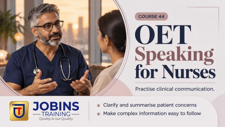 OET Speaking for Nurses — Course 44 — S05: Clarifying and summarising