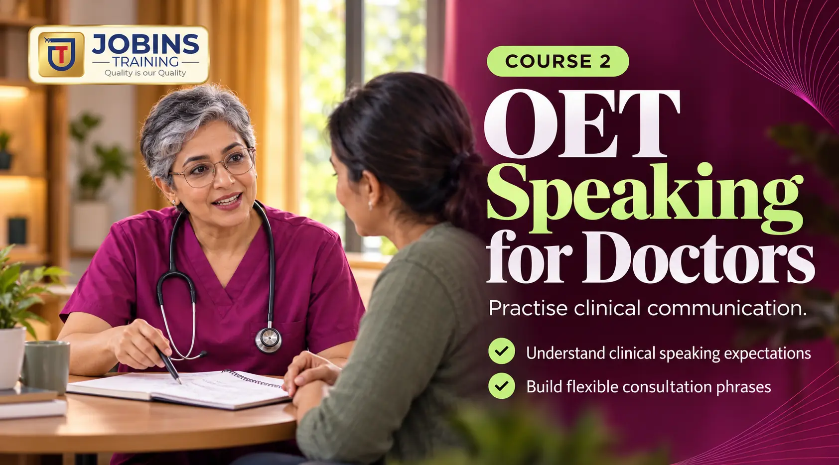 OET Speaking for Doctors — Course 2