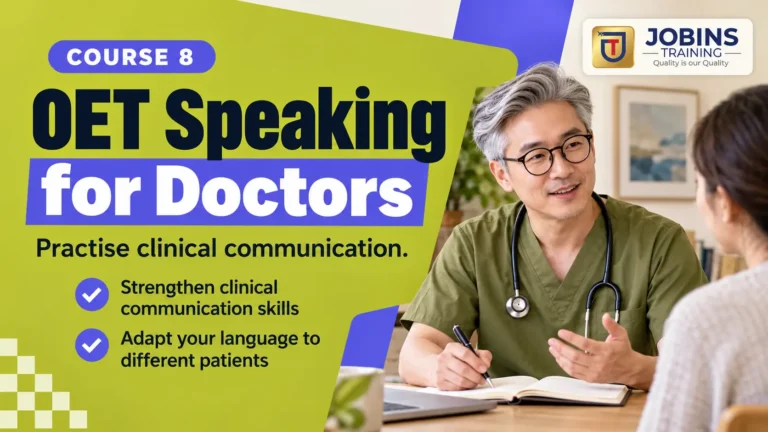 OET Speaking for Doctors — Course 8 — The OET system