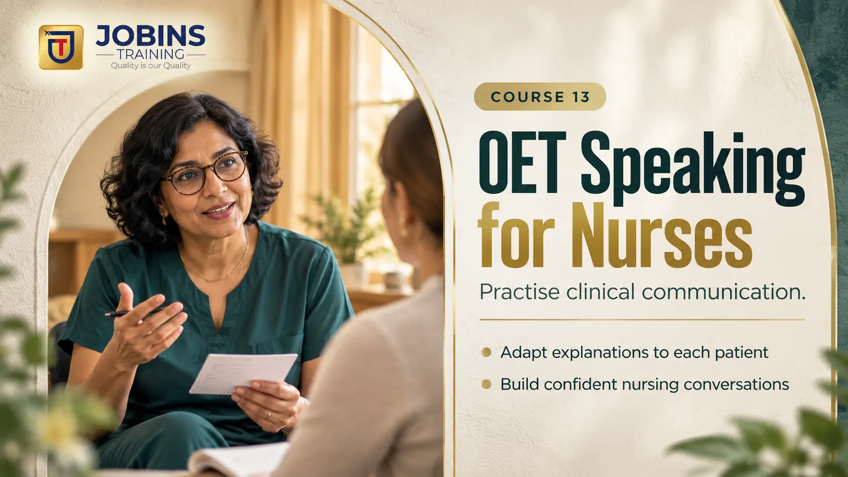 OET Speaking for Nurses — Course 13