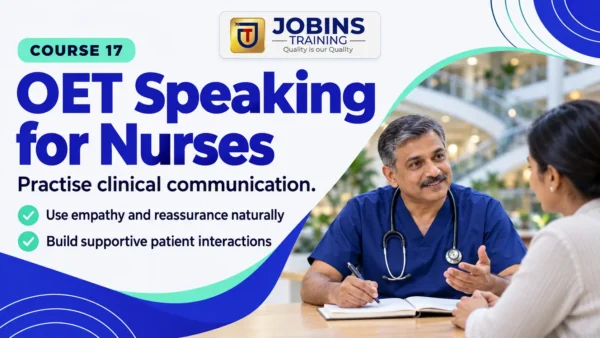 OET Speaking for Nurses — Course 17 — Top 10 behaviours