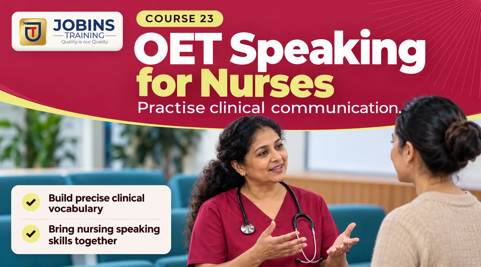 OET Speaking for Nurses — Course 23