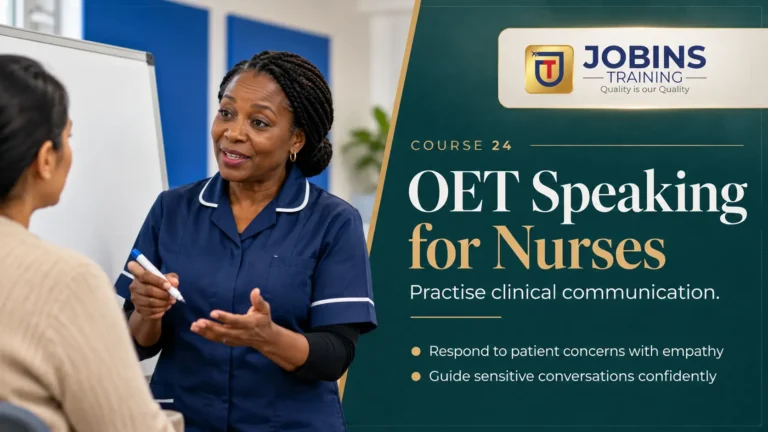 OET Speaking for Nurses — Course 24 — Post-operative pain + anxiety
