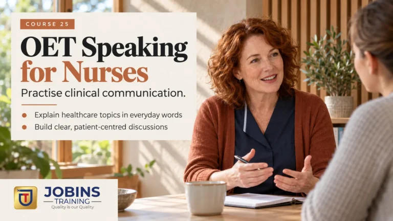 OET Speaking for Nurses — Course 25 — Neurology, ENT, Eyes & Pain
