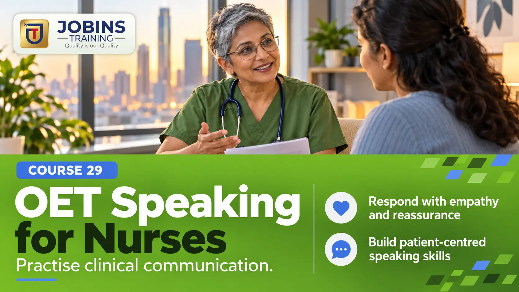 OET Speaking for Nurses — Course 29