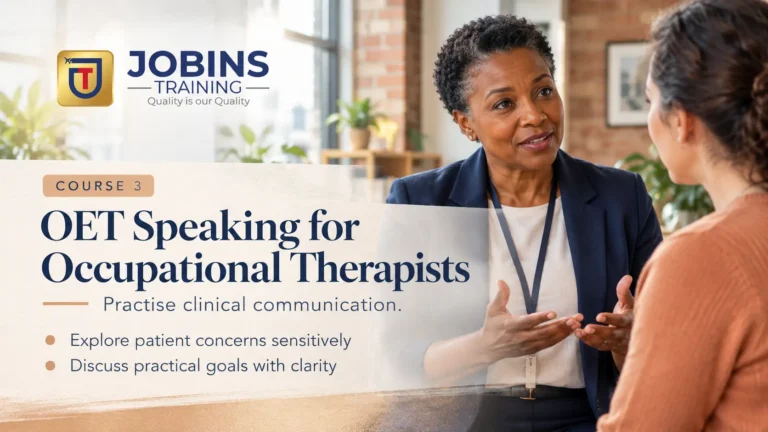 OET Speaking for Occupational Therapists — Course 3 — Musculoskeletal & Pain Management