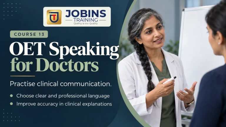 OET Speaking for Doctors — Course 13 — Active vs passive — the shift