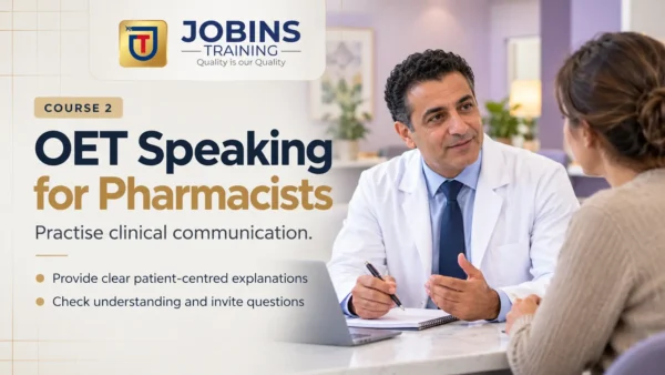 OET Speaking for Pharmacists — Course 2 — Condition & counselling modules