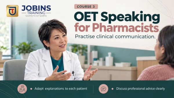 OET Speaking for Pharmacists — Course 3 — Epilepsy, COPD, Rheumatology, Diabetes, Oncology