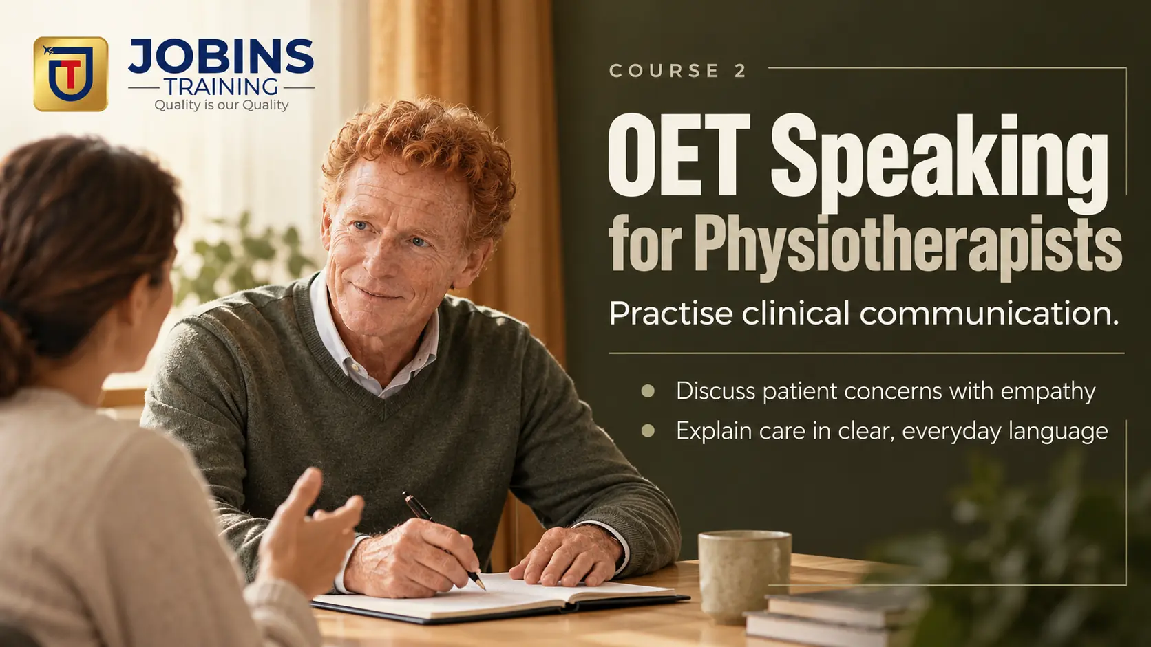 OET Speaking for Physiotherapists — Course 2