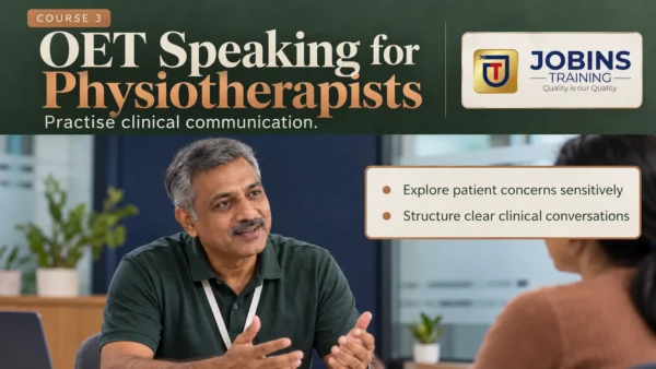 OET Speaking for Physiotherapists — Course 3 — Complex Regional Pain Syndrome I, CRPS I