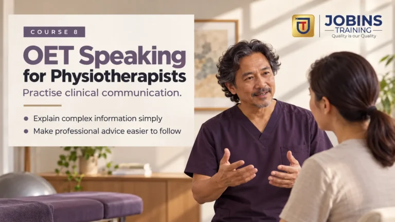 OET Speaking for Physiotherapists — Course 8 — Chronic Low Back Pain