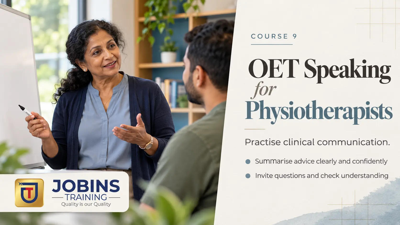OET Speaking for Physiotherapists — Course 9