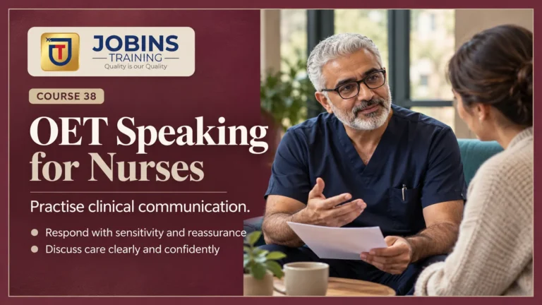 OET Speaking for Nurses — Course 38 — Pain & Mental-Health Pair